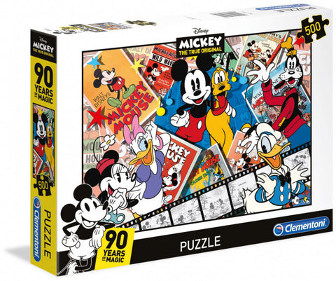 Clementoni Puzzle Disney Mickey Mouse 90 Years of Magic Puzzle 500 pieces