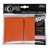 ULTRA PRO Pro-Matte ECLIPSE DECK PROTECTOR Sleeves STANDARD 100ct Pumpkin Orange