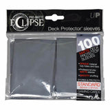 ULTRA PRO Pro-Matte ECLIPSE DECK PROTECTOR Sleeves STANDARD 100ct Smoke Grey