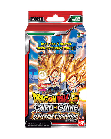DRAGON BALL SUPER CARD GAME THE EXTREME EVOLUTION STARTER DECK SD02 (Release date 09/03/2018)