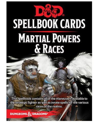 D&D Spellbook Cards Martial Deck