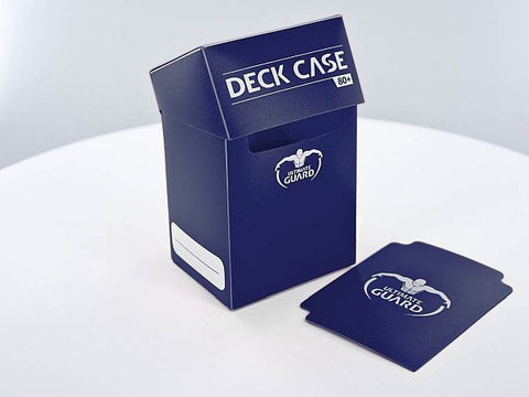 Deck Box Ultimate Guard Deck Case 80+ Standard Size Dark Blue - The Games Corner