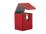 Deck Box Ultimate Guard Flip Deck Case 100+ Standard Size XenoSkin Red