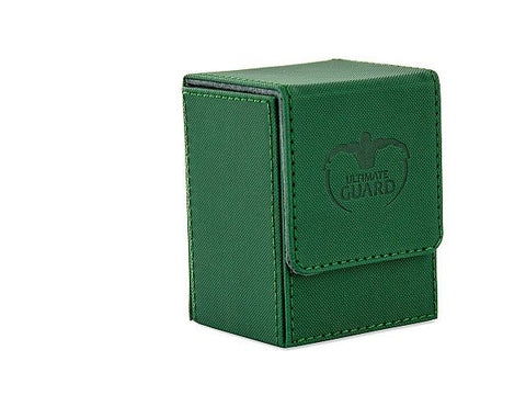 Deck Box Ultimate Guard Flip Deck Case 80+ Xenoskin Standard Green