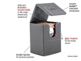 Deck Box Ultimate Guard Flip Deck Case 80+ Xenoskin Standard Grey