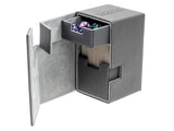 Deck Box Ultimate Guard Flip n Tray Deck Case 100+ Standard Size XenoSkin Grey - The Games Corner