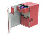 Deck Box Ultimate Guard Flip n Tray Deck Case 100+ Standard Size XenoSkin Red