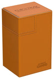 Deck Box Ultimate Guard Flip n Tray Deck Case 80+ Standard Size XenoSkin Orange