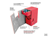 Deck Box Ultimate Guard Flip n Tray Deck Case 80+ Xenoskin Standard Red