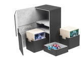 Deck Box Ultimate Guard Twin Flip n Tray Deck Case 200+ Standard Size XenoSkin Black
