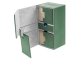 Deck Box Ultimate Guard Twin Flip n Tray Deck Case 200+ Standard Size XenoSkin Green