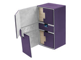 Deck Box Ultimate Guard Twin Flip n Tray Deck Case 200+ Standard Size XenoSkin Purple