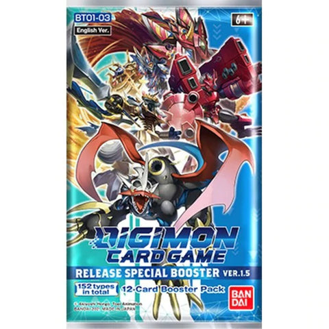 Digimon Card Game Series 01 Special Booster Pack Version 1.5 (Release Date: 12/03/ 2021)
