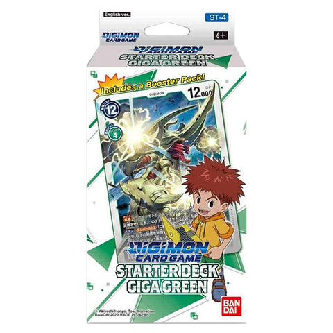 Digimon Card Game Series 04 Starter Deck 04 Giga Green (Estimated Release Date April 2021)