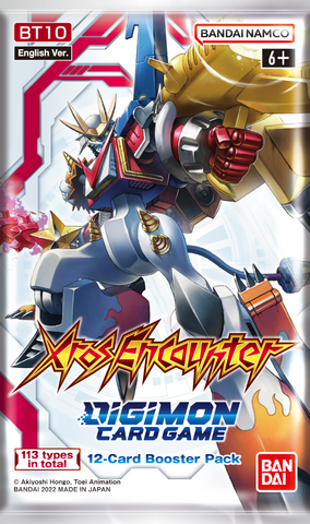 Digimon Card Game Series 10 Xros Encounter BT10 Booster Pack (Release Date 14 Oct 2022)