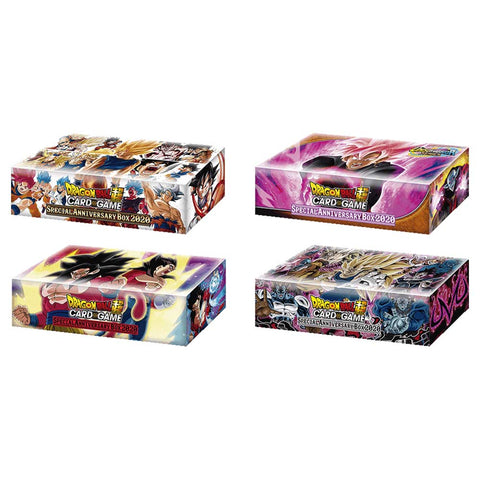 Dragon Ball Super Card Game Special Anniversary Box 2020 Set of 4 (Release Date 07/08/2020)