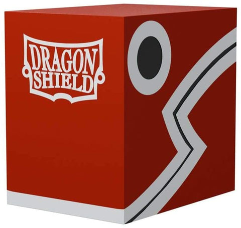 Dragon Shield Double Shell Deck Box - Red/Black