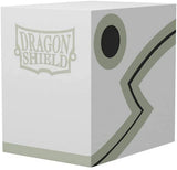 Dragon Shield Double Shell Deck Box - White/Black