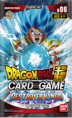 Dragon Ball Super Card Game Booster Pack B06 Destroyer Kings (Release Date 15/03/2019)