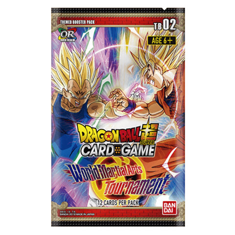 Dragon Ball Super Card Game Themed Booster Pack TB02 World Martial Arts Tournament (Release date 21/09/2018)