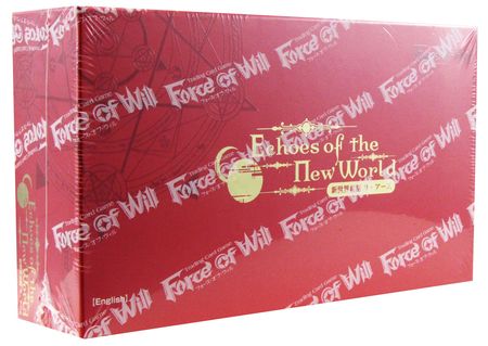 FORCE OF WILL BOOSTER BOX LAPIS CLUSTER (L4) "ECHOES OF THE NEW WORLD" - ENGLISH (Release date 23/06/2017)-Games Corner