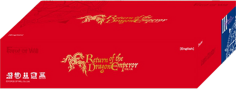 FORCE OF WILL LAPIS CLUSTER (L3) RETURN OF THE DRAGON EMPEROR BOOSTER BOX - ENGLISH (release date 10/03/2017)