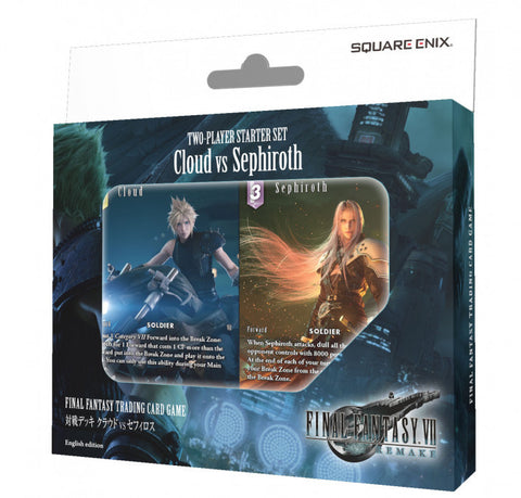 Final Fantasy TCG Two-Player Starter Set Cloud vs Sephiroth (Release Date 28/02/2020)