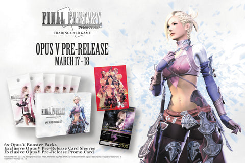 Final Fantasy Trading Card Game Opus V Pre-release Kit (Release date 17/03/2018)