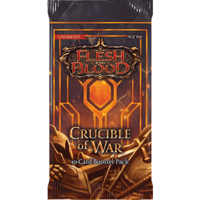 Flesh and Blood Crucible of War Unlimited Booster Pack (Release Date 30 Jul 2021)
