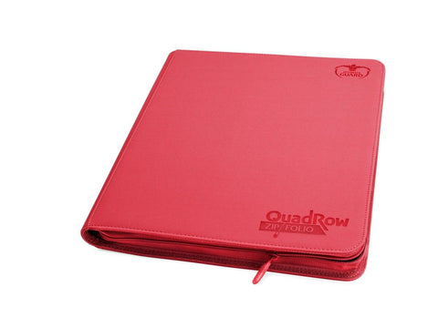 Folder Ultimate Guard 12-Pocket QuadRow ZipFolio XenoSkin Red