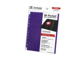 Folder Ultimate Guard 18-Pocket Pages Side-Loading (10 Pages) Purple