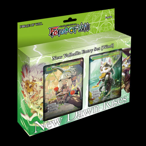 Force of Will New Valhalla Entry Set New Dawn Rises Starter Deck-Wind Attribute (English)