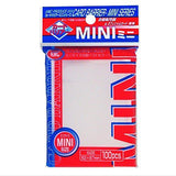 KMC MINI CLEAR Sleeves (100 SLEEVES/PACK) - MINI SIZE