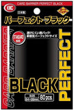 KMC Perfect Size Standard Sleeves (80 sleeves /pack) - Black