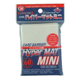 KMC SLEEVES HYPER MAT MINI CLEAR (60 SLEEVES/PACK) - MINI SIZE