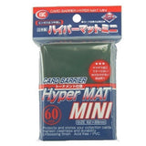 KMC SLEEVES HYPER MAT MINI GREEN (60 SLEEVES/PACK) - MINI SIZE