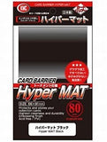 KMC SLEEVE HYPER MAT BLACK (80 SLEEVES/PACK) - STANDARD SIZE