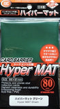 KMC SLEEVE HYPER MAT GREEN (80 SLEEVES/PACK) - STANDARD SIZE