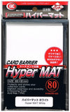 KMC SLEEVE HYPER MAT WHITE (80 SLEEVES/PACK) - STANDARD SIZE
