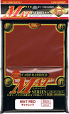 KMC SLEEVE MAT RED (80 SLEEVES/PACK) - STANDARD SIZE