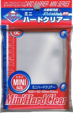 KMC Sleeve Mini Hard Clear 50pcs Mini