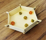 Bandeja para dados hexagonales LPG de 6" de color amarillo