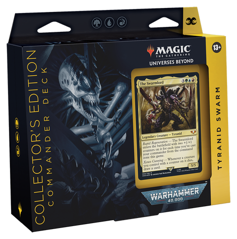 MTG Universes Beyond: Warhammer 40,000 Commander Deck Collector’s Edition-Tyranid Swarm (Release Date 7 Oct 2022)