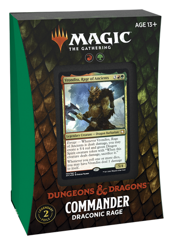 MTG Adventures in the Forgotten Realms Commander Deck-Draconic Rage (Release date 23 July 2021)