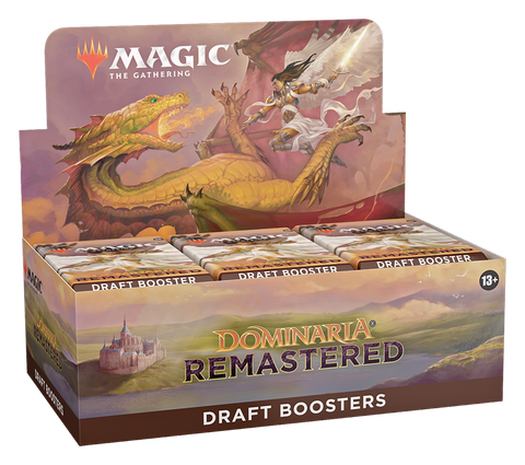 Caja de sobres de draft remasterizada de MTG Dominaria (fecha de lanzamiento: 13 de enero de 2023)