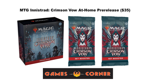 MTG Innistrad: Crimson Vow At-Home Prerelease PACKAGE (RELEASE DATE 12 Nov 2021, Pickup only)