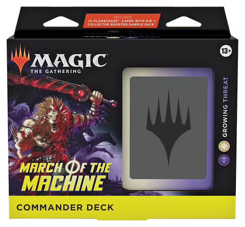 MTG March of the Machine Commander Deck-Growing Threat (Release Date 21 Apr 2023)