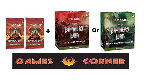 MTG The Brothers' War At-Home Prerelease PACKAGE (Available after 3pm, 11 November 2022, Pickup only)