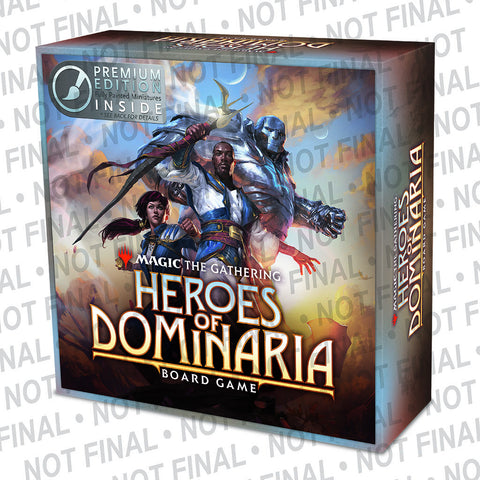 Magic The Gathering Heroes of Dominaria Board Game Premium Edition