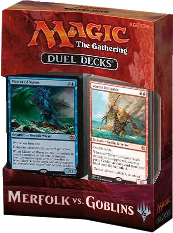 Magic the Gathering Merfolk vs Goblins Duel Decks (Release Date 10 November 2017)